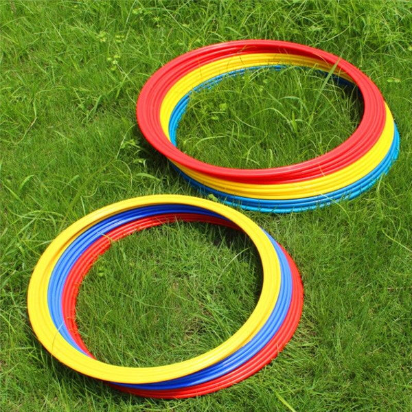 12PCS Soccer Speed Agility Rings Circle