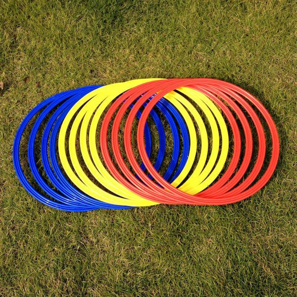 12PCS Soccer Speed Agility Rings Circle